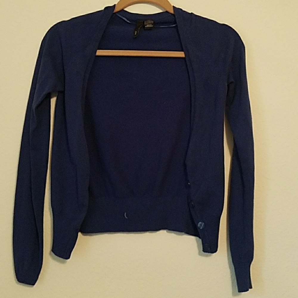 H&M Simple Blue Cardigan